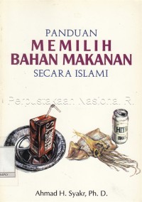 Image of PANDUAN MEMILIH BAHAN MAKANAN SECARA ISLAMI